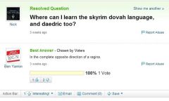 Skyrim Yahoo Answers