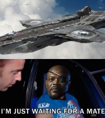 Nick Fury's just waiting for a mate.